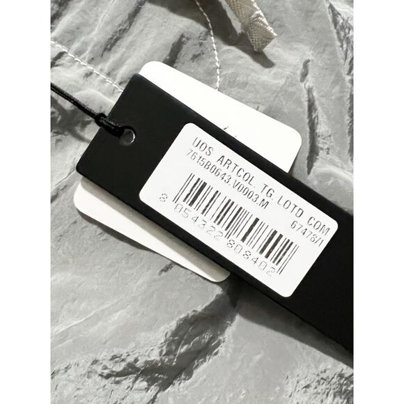 NWT Stone Island Shorts Mens Medium Gray Swim Trunks Logo Patch - Picture 3 of 13